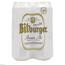 Bitburger Pils German beer [can+dep]