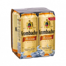 Krombacher Weizen beer [can+dep]
