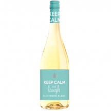 Keep Calm & Laugh Sauvignon blanc white wine