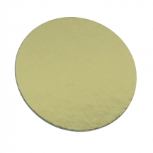Générique Round gold cake board 8inch