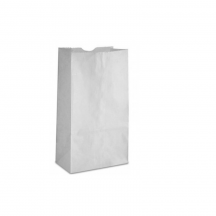 Sac Frontenac B30 White paper bag 8lb 6.25x12.5x3.75in