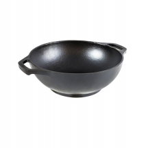 Lodge Wok 9po en fonte avec deux poignées