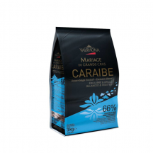 Valrhona Chocolate noir Caraibe de couverture