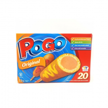 POGO Coated smoked sausages on frozen stick