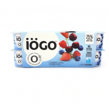 Iogo Strawberry/blueberry/rasberry/cherry 0% yogourt
