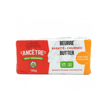L'Ancêtre Organic unsalted churned butter