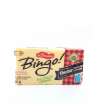 Bingo Fromage cheddar x-fort biologique sans lactose