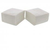 Table Accents Serviette à cocktail 1 pli blanche 8.5x8.5po