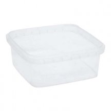 Elfe Plastik 8oz secure square container