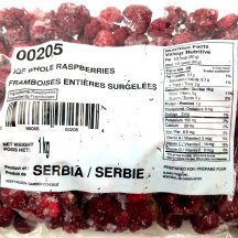 Frozen whole raspberry image #7161