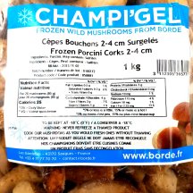 Frozen 2/4cm porcini mushroom cap image #7285