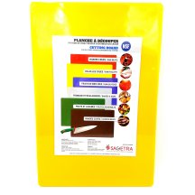 Sagetra Yellow cutting board 12x18