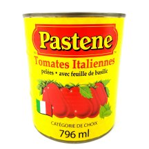 Pastene Tomates italiennes pelées avec basilic