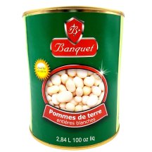 Banquet Pomme de terre entières blanches