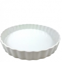 Kayali Plat à quiche blanc 9.75po