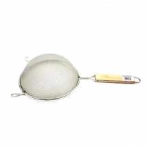 Sagetra Passoire simple 16cm avec manche en bois