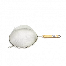 Sagetra Wooden handle 20cm mesh strainer