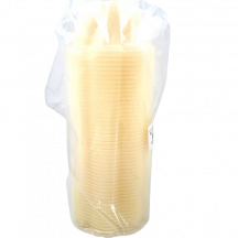 Alcas Italie 6oz biodegradable ivory ice cream cups