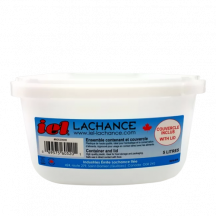 Contenant et couvercle 4.68L rectangle blanc image #9265