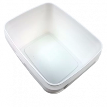 4.15L white rectangle container image #9269