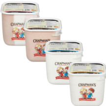 Crème glacée saveurs variées