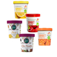 Sorbet biologique ou gelato