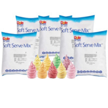 Mélange à glace molle saveurs variées