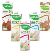 Boissons de soya biologiques - saveurs variées