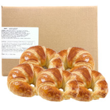Croissants courbes prêts à cuire surgelés